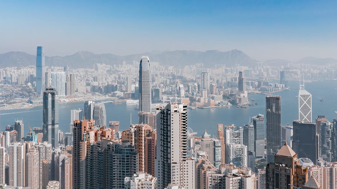 US tax guide for Americans living in Hong Kong – skyline view of Hong Kong