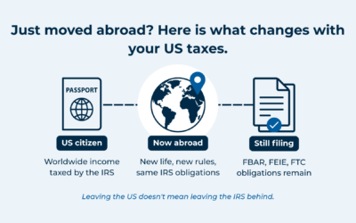 I Just Moved Abroad: What Do I Need to Do About US Taxes?