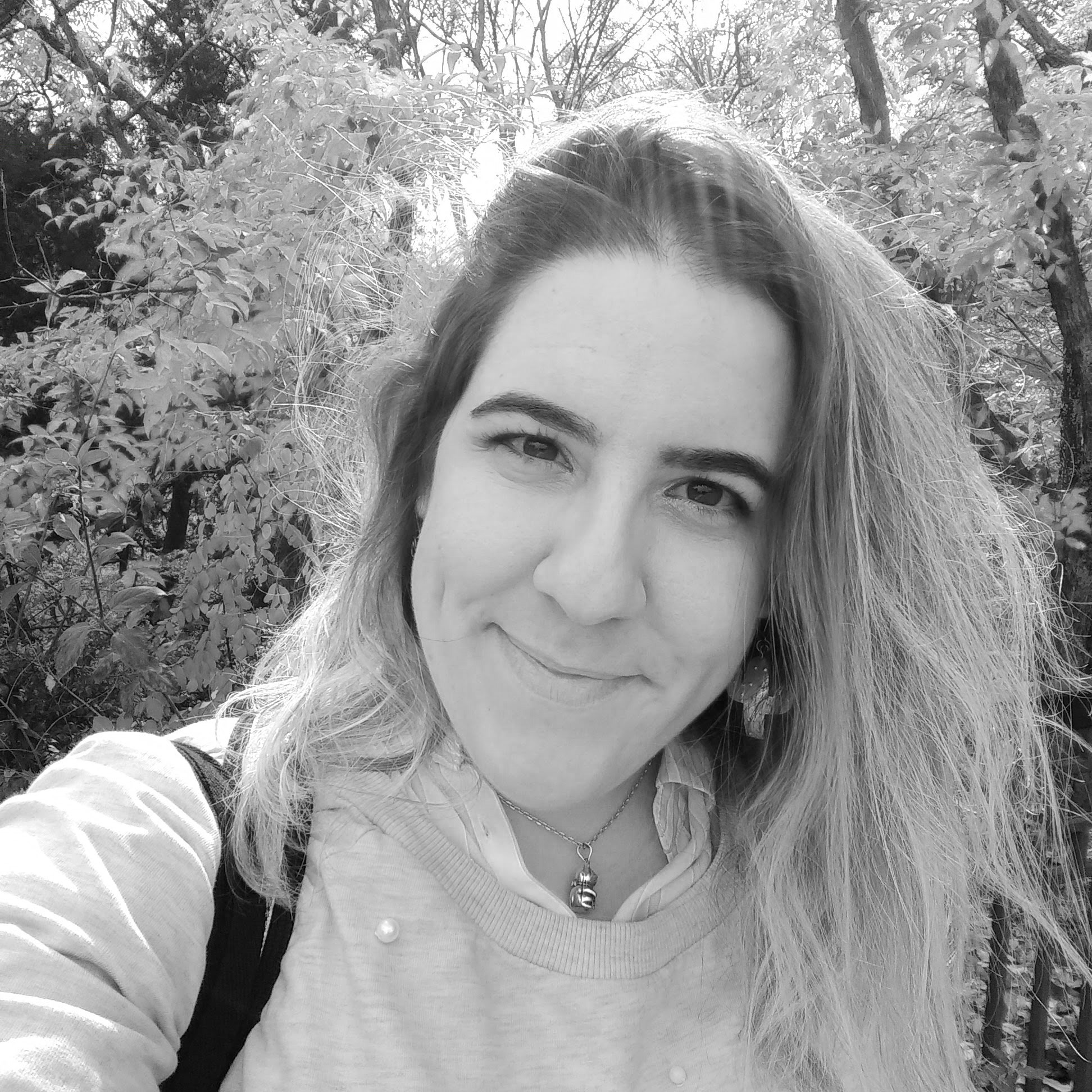 Ludmila Meilan grayscale Photo of Ludmila Meilan